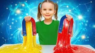 Magnetic Slime Experiments by Vania Mania Kids 🧲🧪