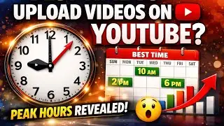 What Is The Best Time To Upload Videos On Youtube?(REAL SECRET)