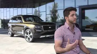 Kia shows an old-school looking full-size SUV concept at the Detroit auto show