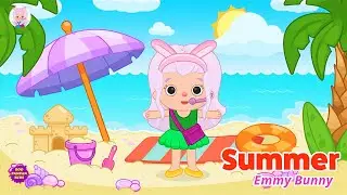 Bimi boo Emmy Bunny kids fact about river, Summer and Moon | Boopanpankids