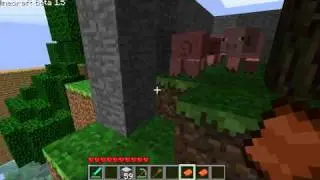 Minecraft 1.5 Achievement - Ride Pig Off Cliff