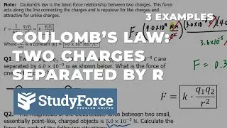 Coulomb's Law Calculations | Two Charges Separate by a Distance