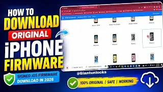 How To Download Original iPhone Firmware (Signed IPSW) in 2026 🔥