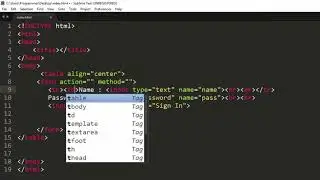 How to make a login page in html with database