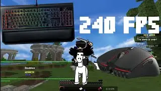 Minecraft Bedwars ASMR Mouse And Keyboard Sounds | Butterfly Click