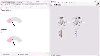 LabVIEW interface with Firebase, Real Time Database, Global Data Monitoring. [Demo]