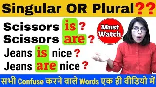 Common Grammar Mistakes in English! Confusing Nouns Singular or Plural