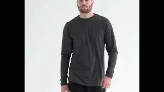 Мужская футболка с длинными рукавами 