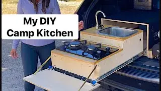 DIY CAMP KITCHEN❤️ Perfect for camping, roadtrips, over-landing adventures.