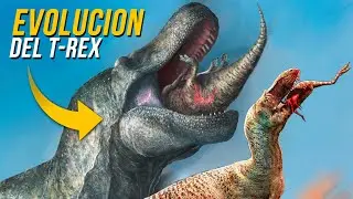 El Tyrannosaurus rex y sus evoluciones a lo largo de su vida