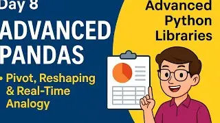 Advanced Python Pandas: Pivot Table & Melt with Real-Time Analogy | Data Reshaping in 15 Mins