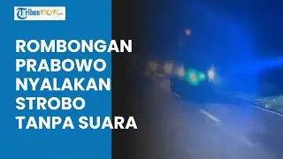 Tak seperti Pejabat Pemerintahan, Rombongan Prabowo Cuma Nyalakan Strobo Tanpa Suara saat Melintas