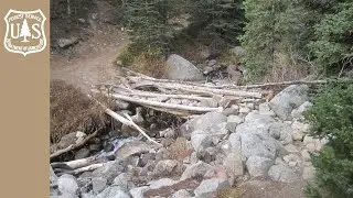 Blue Lake Bridge - GAOA project on the Custer Gallatin National Forest