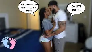 ALL I WANT FOR CHRISTMAS IS A BABY *PRANK ON HUSBAND*