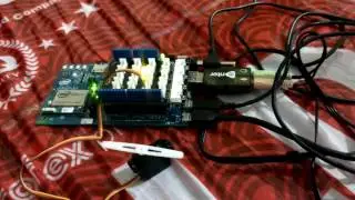 Voice based control of Intel Edison and controlling a servo