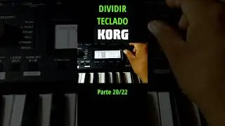 Dividir Teclado Korg - P20 #piano #korg #tecladistas #musicos #keyboard #musica