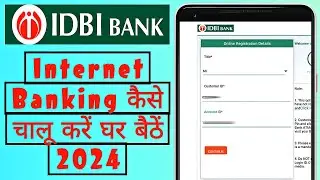 IDBI bank net banking kaise chalu kare | IDBI net banking registeration online 2024