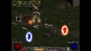 D2R Hardcore Fury Druid Killing Diablo Clone
