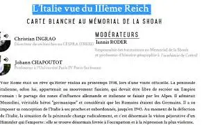 (Audio) L’Italie vue du IIIème Reich / Avec. INGRAO Christian /Johann CHAPOUTOT / et Iannis RODER