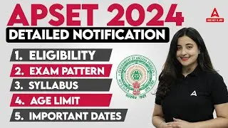 AP SET Exam 2024 Notification | AP SET Syllabus, Exam Pattern, Eligibility & Age Limit 2024