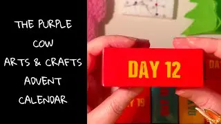 The Purple Cow Arts and Craft Advent Calendar - Day 12... cut where?