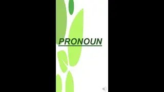 Pronoun| Parts Of Speech| English Grammar