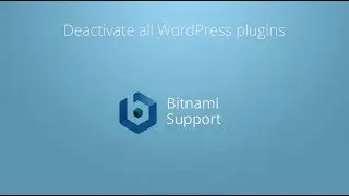 Deactivate all WordPress plugins