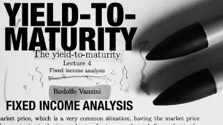 YIELD-TO-MATURITY si chiama così il rendimento a scadenza