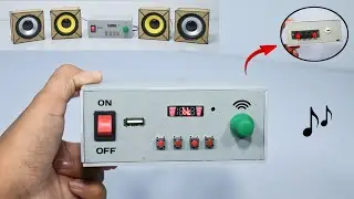 How to make Powerfull bass audio amplifier dj machine || dj mixer amplifier machine kaise banaye