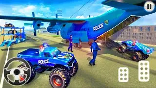 US Police Monster Car Transport and Flight Transports - Android Gameplay