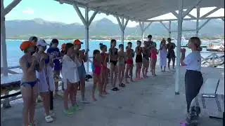 Зарядка у моря от базы отдыха 