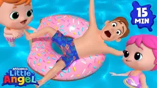 🌧️ Rain, Rain, Go Away - Fun Weather Song ☔ | Little Angel 😇💓| Colors For Kids 🏳️‍🌈🌈