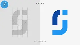 Monogram Logo RJS | Tutorial PixelLab