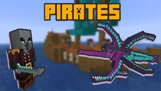 PIRATES AND LOOTERS - обзор мода пираты , корабли и кракен в майнкрафт
