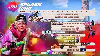 Free Fire Upcoming Holi Event | Free Fire New Holi Event 2022 | Free Fire Upcoming Event |