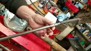 How to clean inside the axle tubes of a differential
