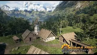Unreal Engine 5 Medieval Farm Modular Walkthrough