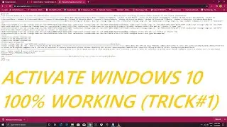 Activate Windows 10 in 5 Minutes || All Versions || HINDI || Trick-1