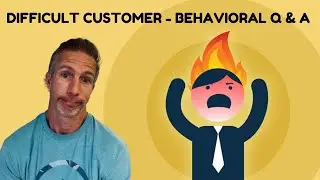 Can you give me an example of a difficult situation with a customer?