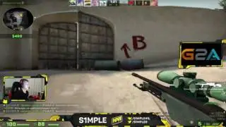 CSGO - S1mple Nonchalant Destroying with the Scout