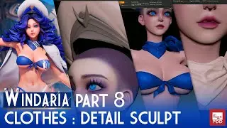Windaria Project Part 8 - Clothes: Detail Sculpt