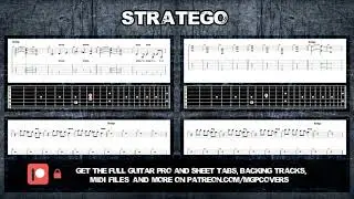 Iron Maiden - Stratego Tutorial | Full Tabs - Guitar Lesson (Guitar Pro)