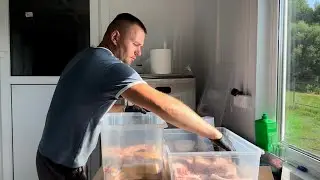 МАРИНУЕМ САЛО для КОПЧЕНИЯ. ШТОРМ на ХУТОРЕ. ЖИЗНЬ БЕЗ ЛЮДЕЙ