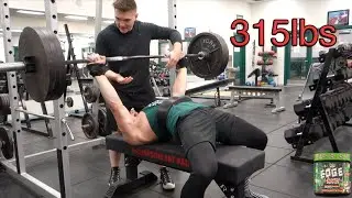 315 Bench at 18 years old | Sawyer Klatt