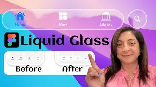 How to Create Apple’s Liquid Glass Effect in Figma (2025) | iOS Glassmorphism UI Design Tutorial