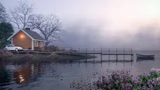 SketchUp VRay 5 EXTERIOR  #6  Lake House