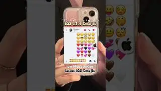 iOS 17.4 Emojis on Messenger Android #iosemojis #iosmessenger