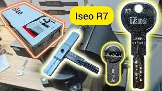 ⚠️Как открывать замки ISEO R7 Италия с помощью отмычки самоимпрессия