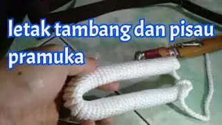 How to install the mine and knife position on the scout belt