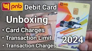 Pnb Debit card unboxing 2024 | pnb New Debit and prepaid card unboxing 2024